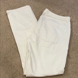 J. Crew Women's Matchstick White Jeans 30T